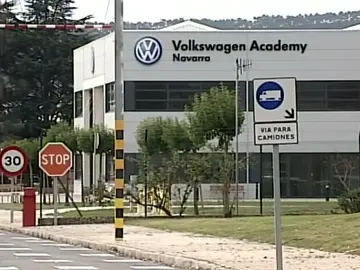 La planta de Volkswagen en Pamplona detiene su producción La planta de Volkswagen en Pamplona detiene su producción