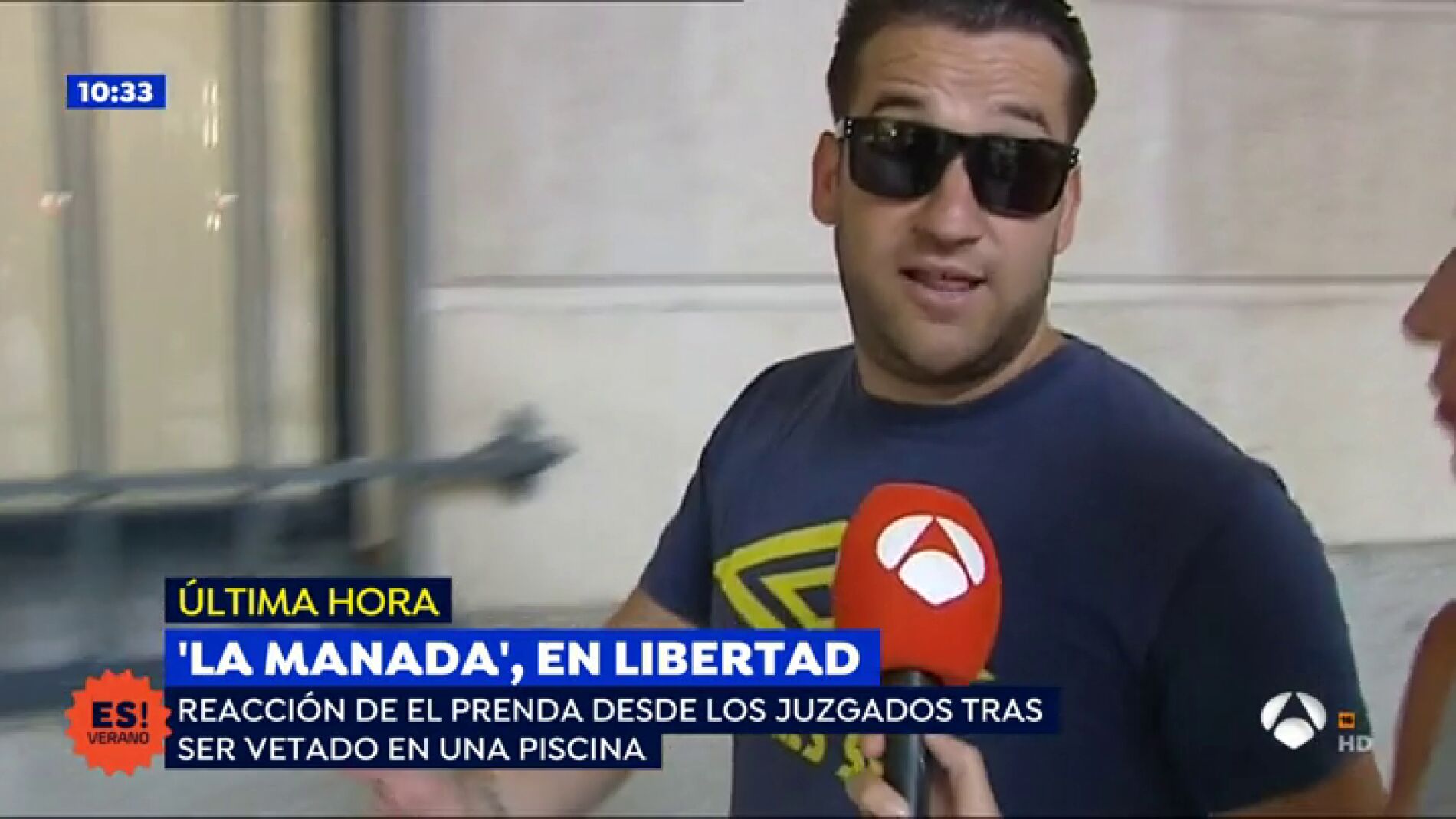 La reacci&oacute;n de 'El Prenda' desde los juzgados tras ser vetado en una piscina