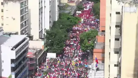 Jornada de paros en Venezuela contra las medidas económicas del régimen de Maduro Jornada de paros en Venezuela contra las medidas económicas del régimen de Maduro