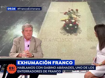 Gabino Abánades, uno de los enterradores de Franco: "El féretro estará entero" Gabino Abánades, uno de los enterradores de Franco: "El féretro estará entero"