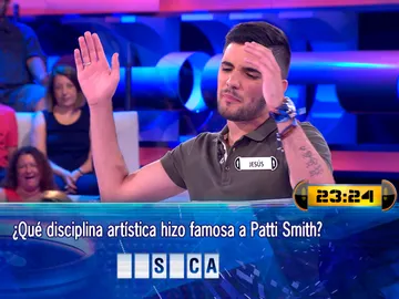 Un concursante de ‘¡Ahora Caigo!’ convierte la pesca en disciplina artística Un concursante de ‘¡Ahora Caigo!’ convierte la pesca en disciplina artística