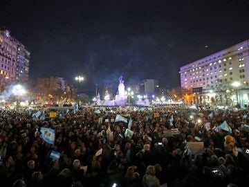 Manifestación en Buenos Aires pidiendo el desafuero y detención de Cristina Fernández