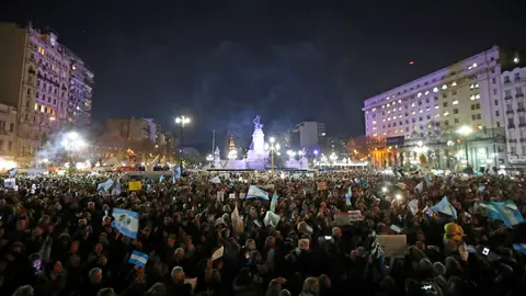 Manifestación en Buenos Aires pidiendo el desafuero y detención de Cristina Fernández Manifestación en Buenos Aires pidiendo el desafuero y detención de Cristina Fernández