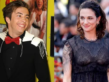 Jimmy Bennett y Asia Argento Jimmy Bennett y Asia Argento