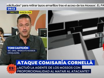 Castejón, secretario general del sindicato Mossos, sobre la actuación de la agente: "Era su vida o la de la otra persona"