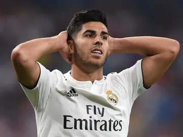 Marco Asensio durante un partido con el Real Madrid Marco Asensio durante un partido con el Real Madrid
