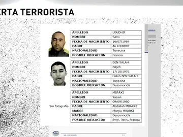 Buscan a tres presuntos terroristas en Europa Buscan a tres presuntos terroristas en Europa