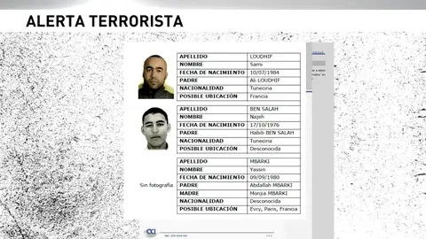 Buscan a tres presuntos terroristas en Europa Buscan a tres presuntos terroristas en Europa