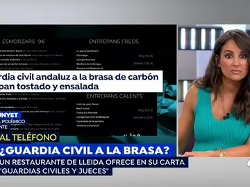 El dueño del restaurante que ofrece en su carta "guardia civil andaluz a la brasa": "Son platos típicos aquí" El dueño del restaurante que ofrece en su carta "guardia civil andaluz a la brasa": "Son platos típicos aquí"
