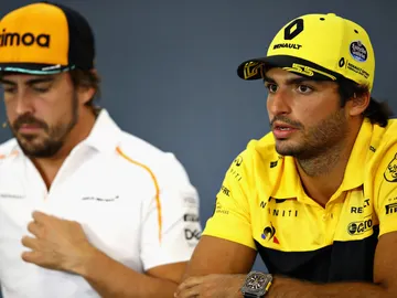 Carlos Sainz habla ante los medios de comunicación Carlos Sainz habla ante los medios de comunicación