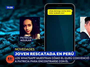 Los mensajes que demuestran cómo el gurú captó a Patricia  Los mensajes que demuestran cómo el gurú captó a Patricia