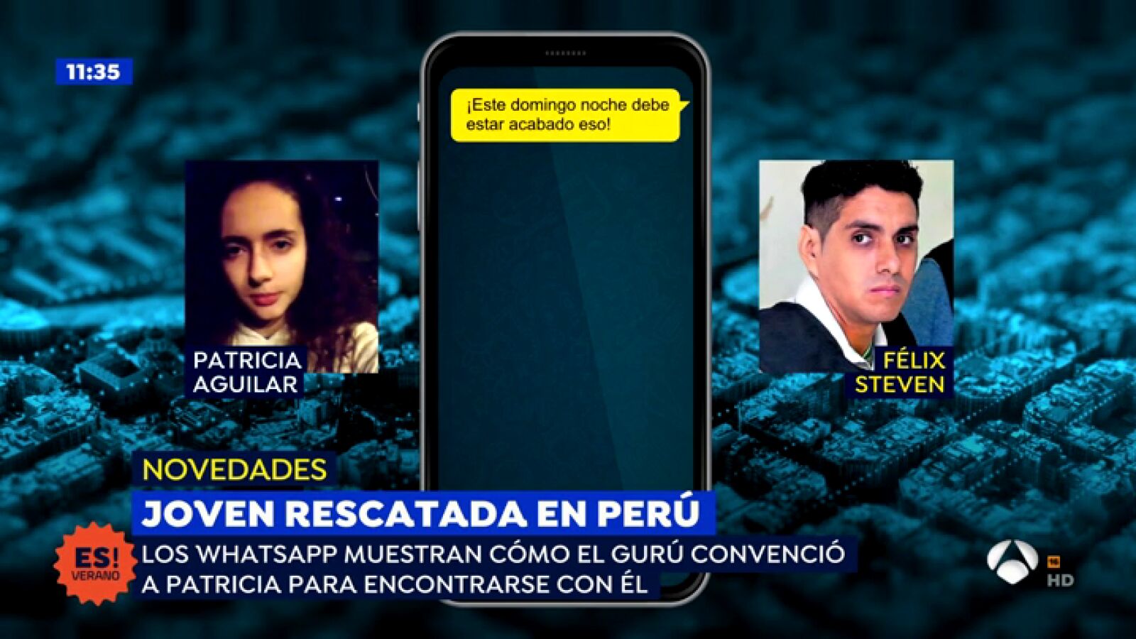 Así captó el gurú a Patricia: 
