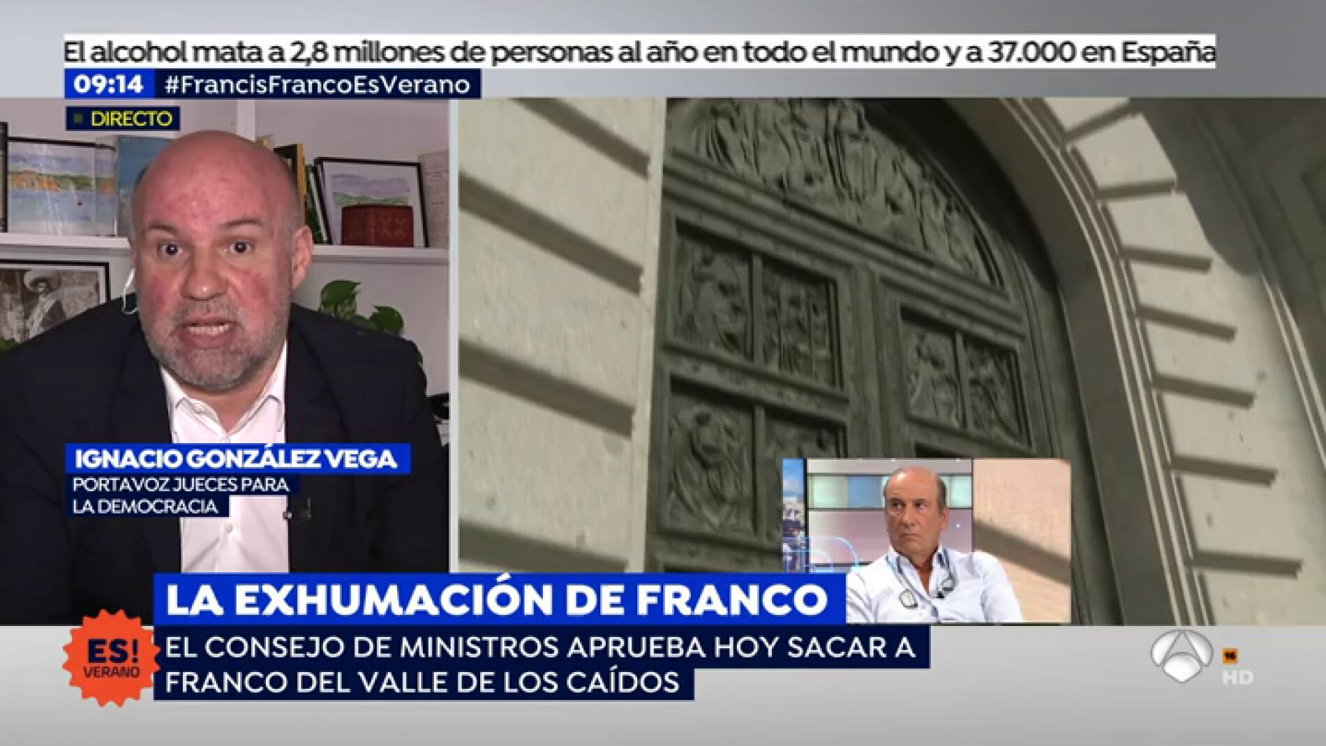 Gonz&aacute;lez Vega, Portavoz 'Jueces para la democracia': " El Decreto-Ley se puede aprobar en caso de extrema urgencia"