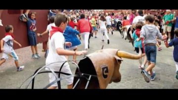 Los más pequeños también podrán participar en los encierros de San Sebastián de los Reyes 2018