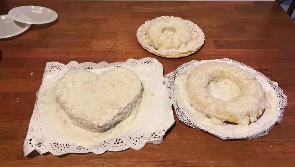 Varios pasteles atrapa-marido con distintas formas. Varios pasteles atrapa-marido con distintas formas.