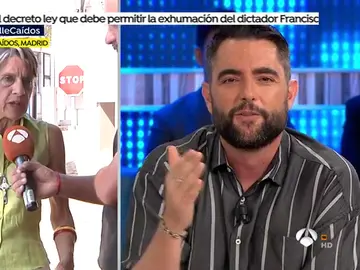 Dani Mateo y Pilar Gutiérrez, 'La mujer más franquista de España' se enzarzan en una discusión: "Andalucía lleva cuarenta años en una dictadura" Dani Mateo y Pilar Gutiérrez, 'La mujer más franquista de España' se enzarzan en una discusión: "Andalucía lleva cuarenta años en una dictadura"