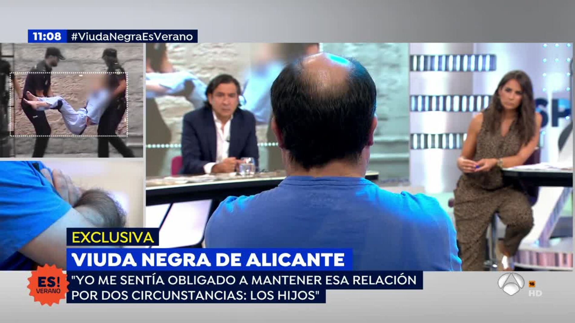 Carlos, expareja de la 'Viuda Negra': "Estar aqu&iacute; hoy es casi un milagro"