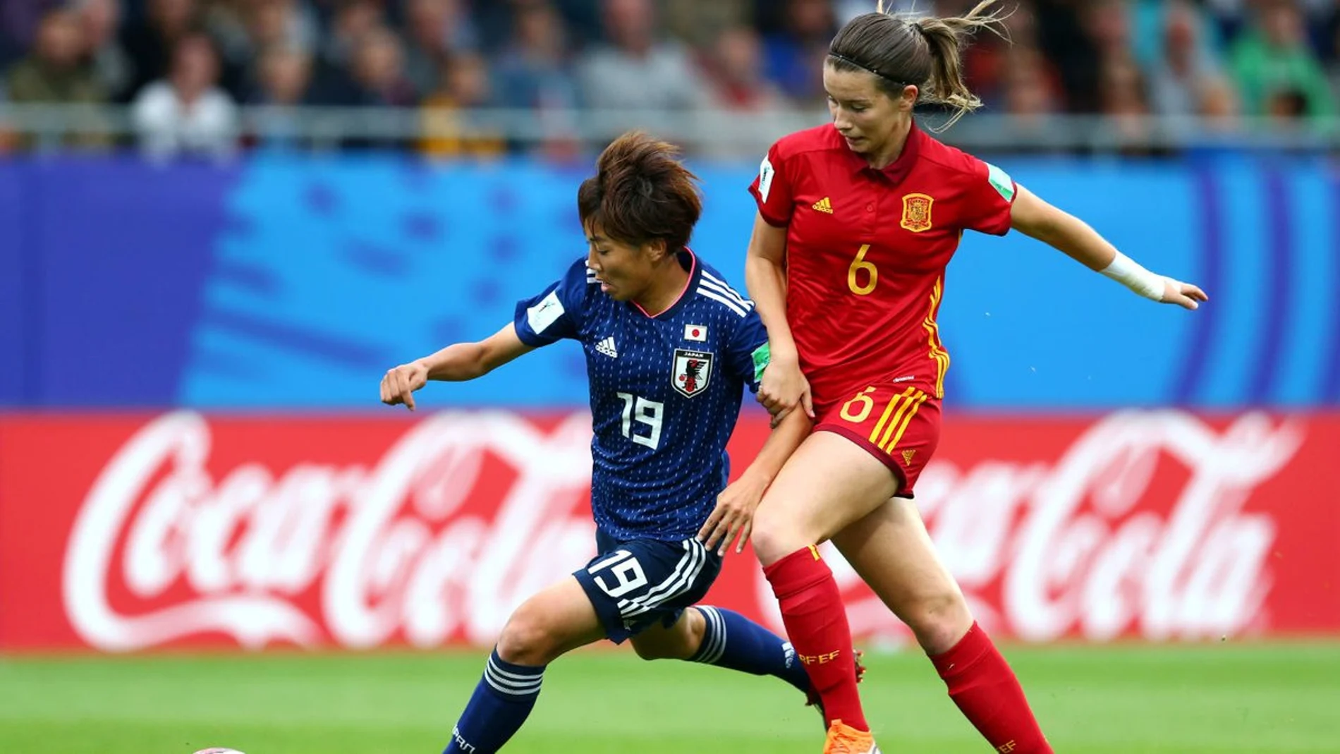 Momento de la final entre España y Japón Momento de la final entre España y Japón