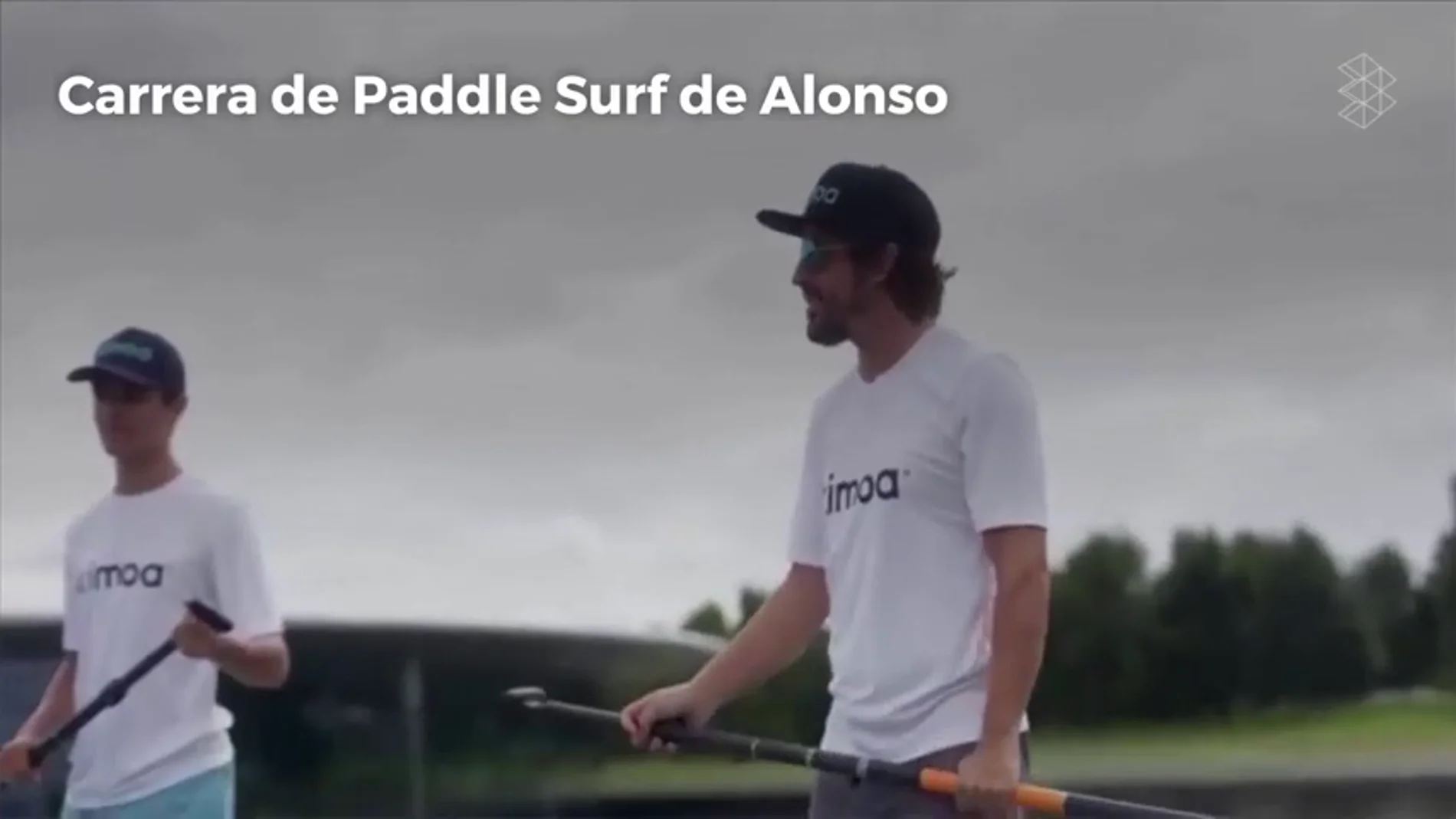 La emocionante carrera de Paddle Surf de Fernando Alonso: "En verano pienso en mi hogar en España"