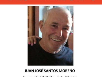 Juan José Santos Moreno, hombre desaparecido en Córdoba