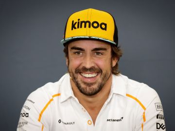 Fernando Alonso en rueda de prensa