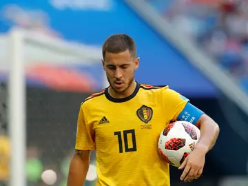 Hazard, con la selección belga Hazard, con la selección belga