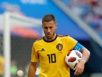 Hazard, con la selección belga Hazard, con la selección belga