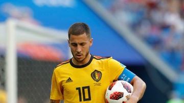 Hazard, con la selección belga