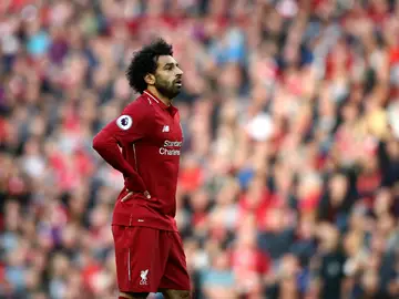 Salah, con el Liverpool Salah, con el Liverpool