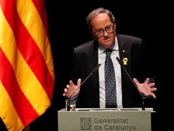 El presidente de la Generalitat, Quim Torra El presidente de la Generalitat, Quim Torra