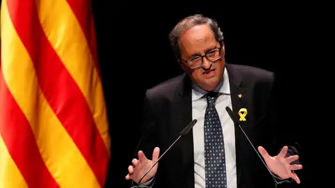 El presidente de la Generalitat, Quim Torra El presidente de la Generalitat, Quim Torra