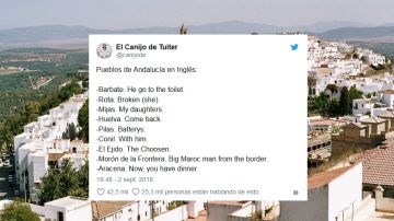 Pueblos de Andalucía en inglés