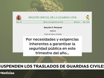 La Guardia Civil suspende el traslado de 300 agentes en Cataluña para "garantizar la seguridad" en las próximas semanas