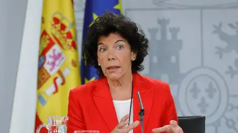 La ministra de Educación y Formación Profesional y Portavoz del Gobierno, Isabel Celaá La ministra de Educación y Formación Profesional y Portavoz del Gobierno, Isabel Celaá