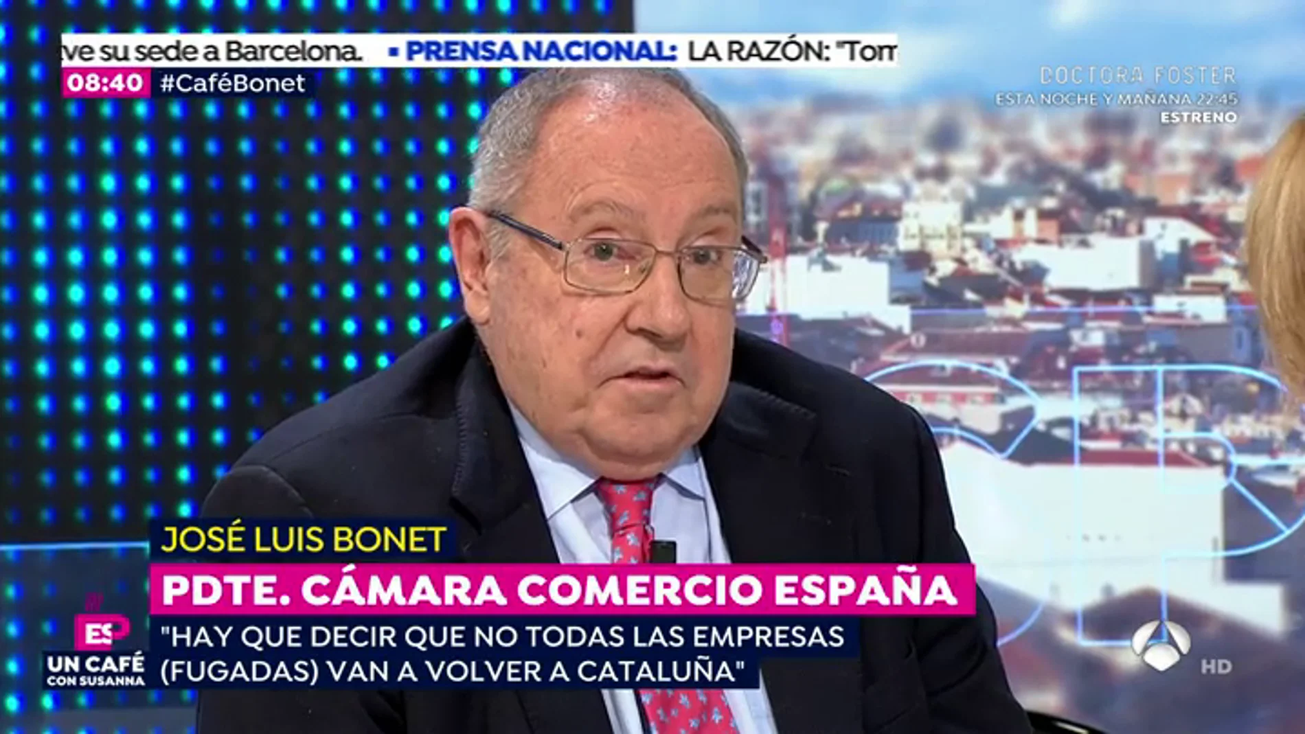 José Luis Bonet, presidente de Freixenet: "En Cataluña no hay una catástrofe económica, estamos perdiendo oportunidades"