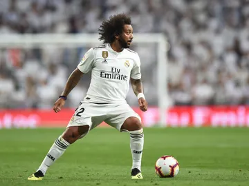Marcelo en un partido del Real Madrid Marcelo en un partido del Real Madrid