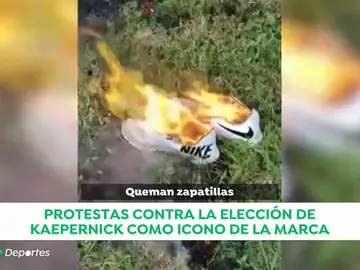Las reacciones tras la elección de Kaepernick como icono de Nike: críticas y apoyos al jugador Las reacciones tras la elección de Kaepernick como icono de Nike: críticas y apoyos al jugador