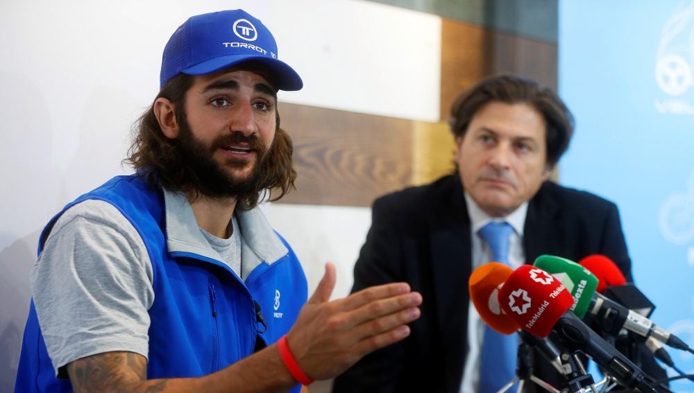 Ricky Rubio en rueda de prensa