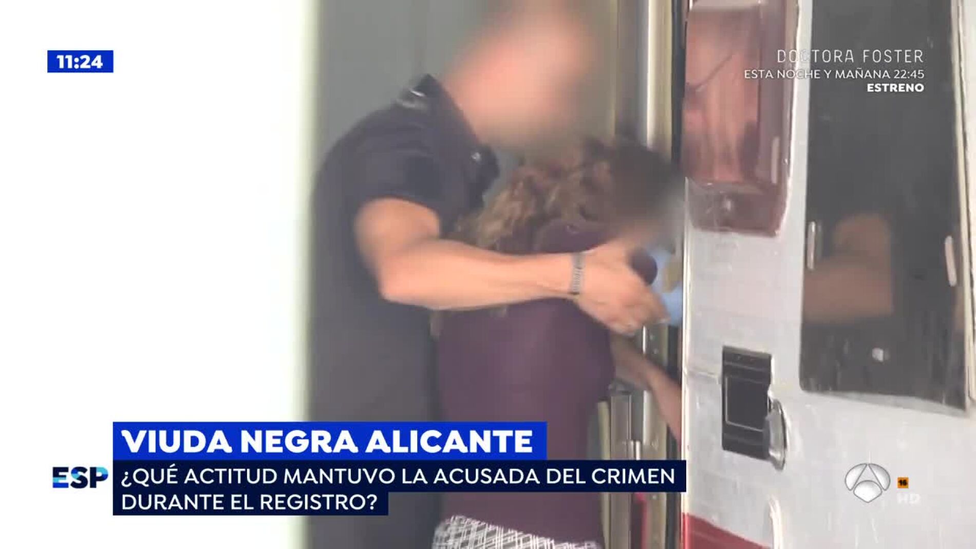 La im&aacute;genes de la 'viuda negra' de Alicante que demuestran que puede andar 