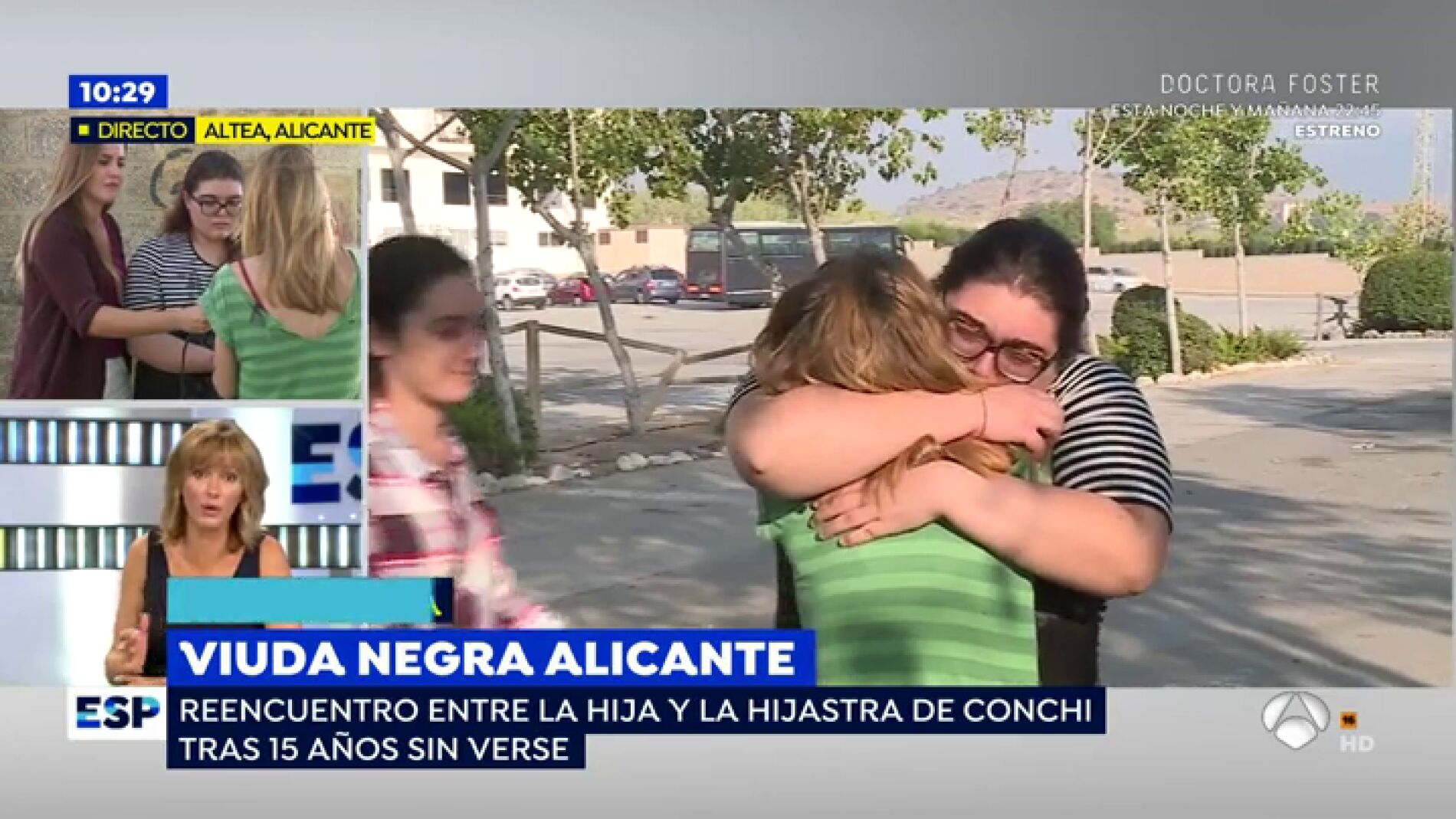 El emotivo reencuentro de las hijas de la 'viuda negra': "Mi madre nunca ten&iacute;a que haber salido del psiqui&aacute;trico"