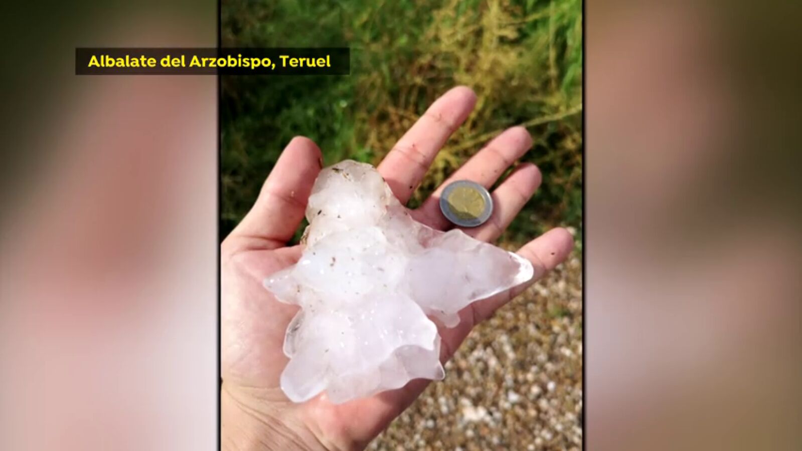 Avisan de nuevas tormentas hoy tras la jornada de granizo vivida en el noreste penínsular