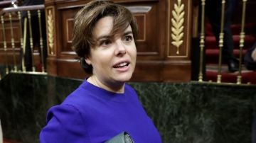 La exvicepresidenta del Gobierno, Soraya S&aacute;enz de Santamar&iacute;a
