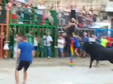 Cogida de toro en Burriana Cogida de toro en Burriana