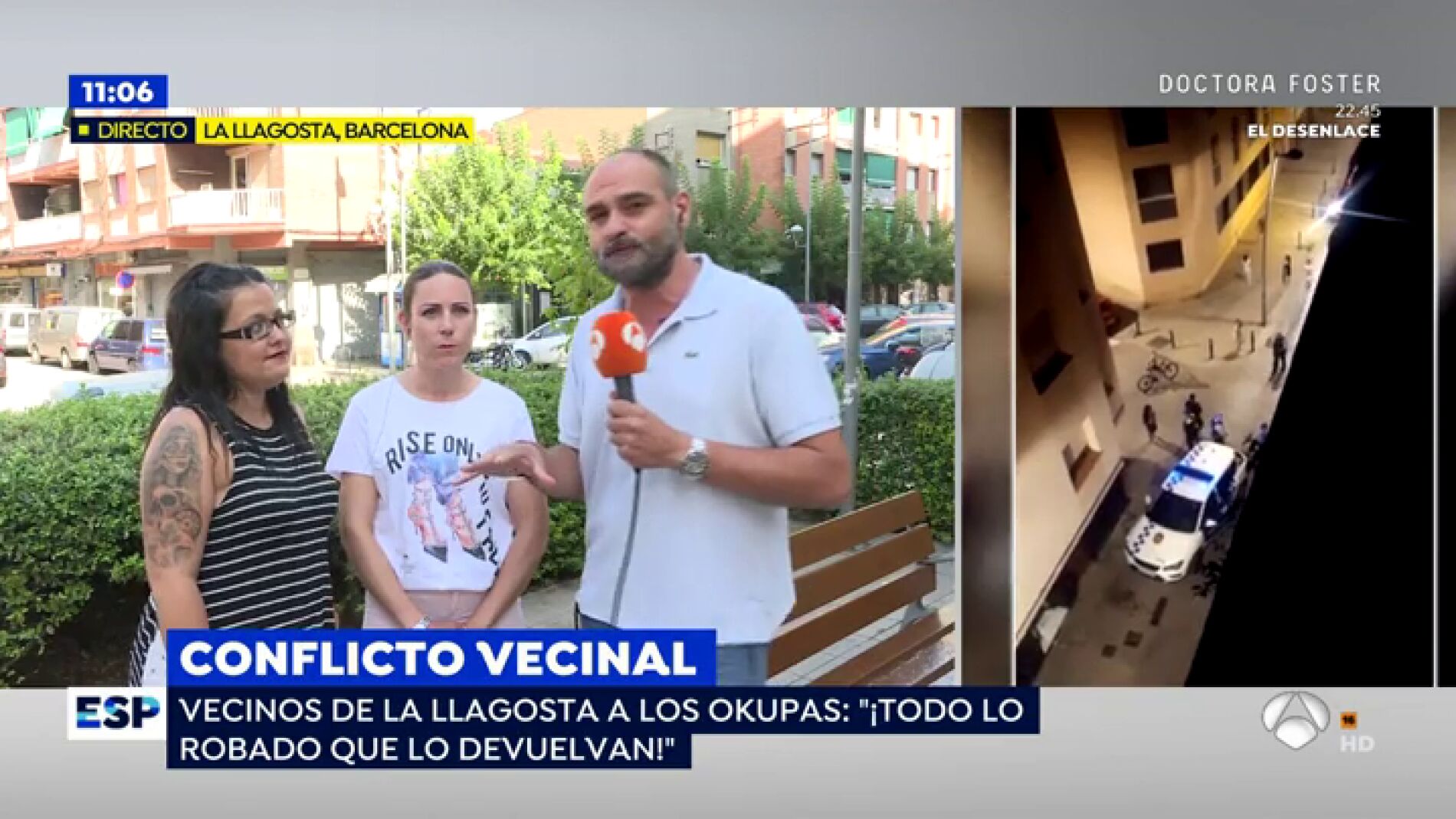 Miles de vecinos de La Llagosta celebran el desalojo de una familia de 'okupas' con los que viv&iacute;an aterrorizados