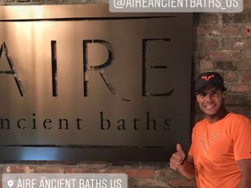 Nadal, en un balneario de Nueva York