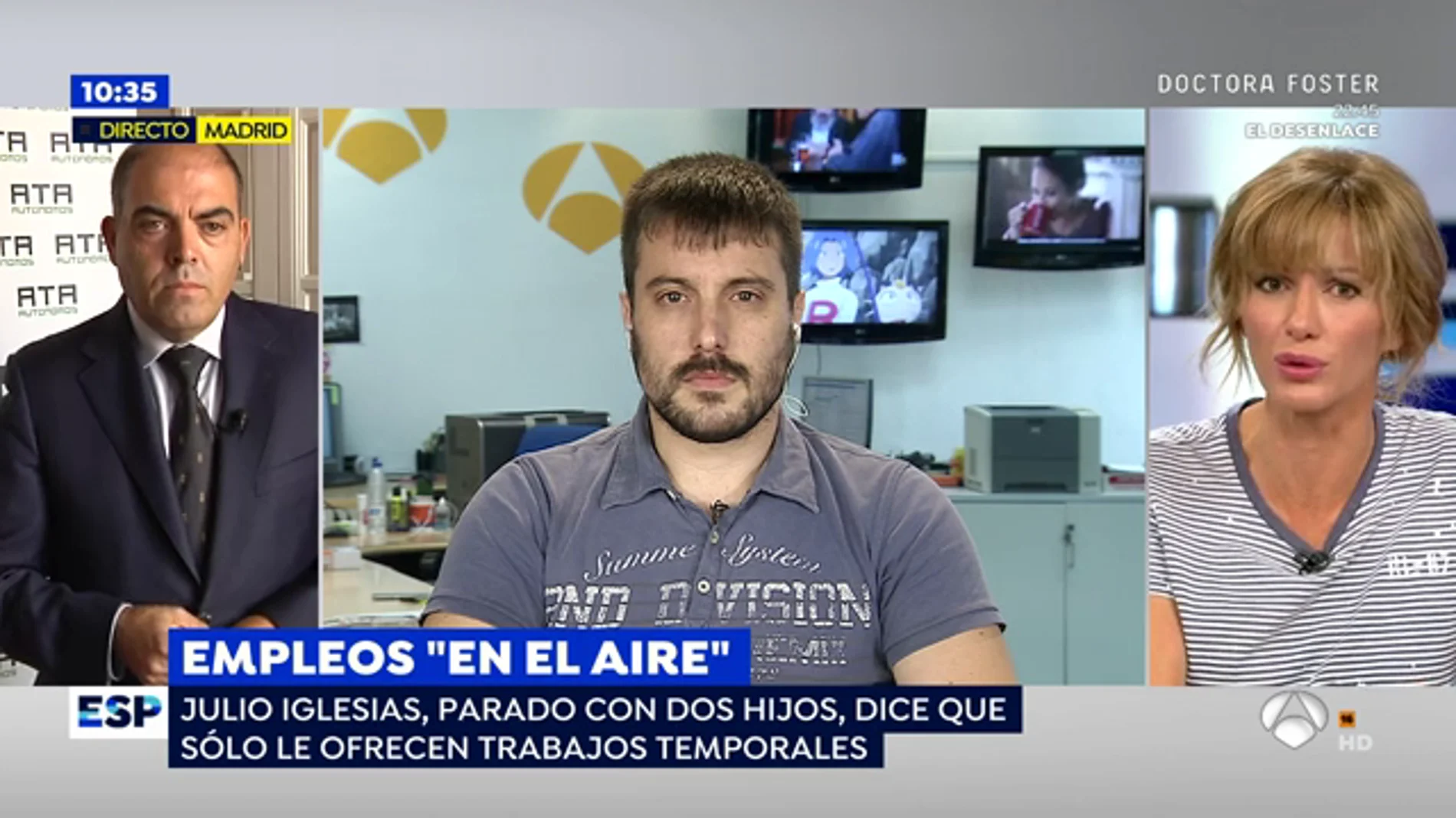 Julio Iglesias, persona afectada por los trabajos temporales: "Me duermo con preocupaciones porque no se cómo voy a terminar el mes"