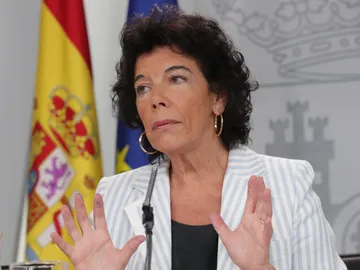 La portavoz del Gobierno y ministra, Isabel Celaá La portavoz del Gobierno y ministra, Isabel Celaá
