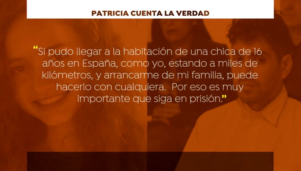 Patricia, la joven que fue captada por el líder de una secta en Perú: "Me robó mi adolescencia y mi vida "