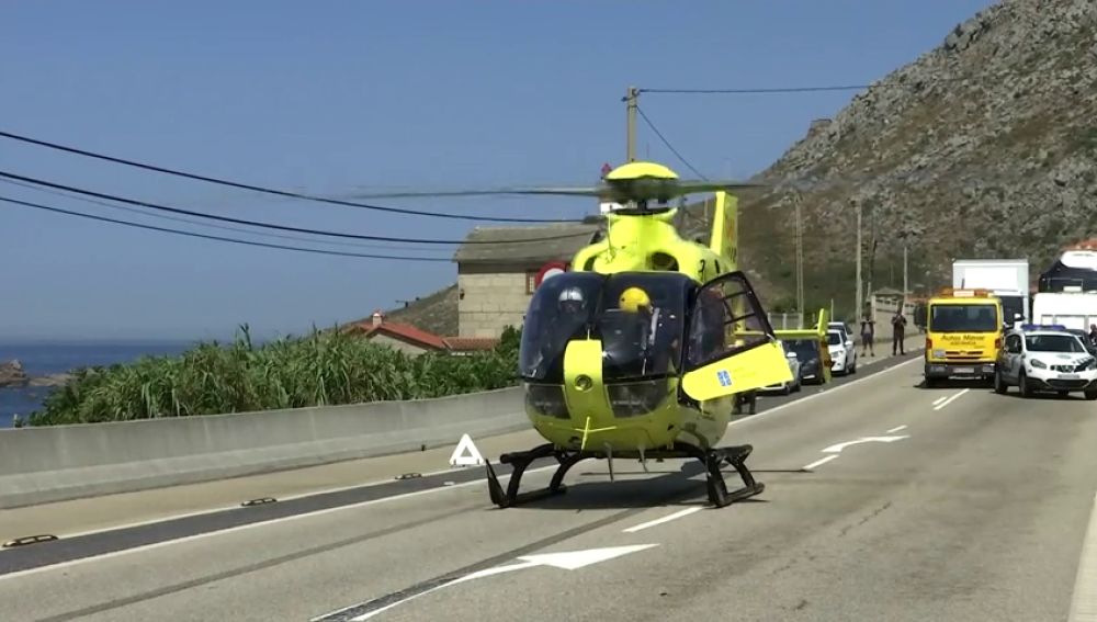 Fallece una mujer en una colisión entre un turismo y una furgoneta en Pontevedra