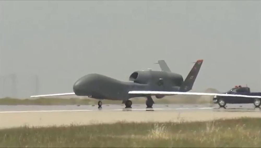 El dron militar más grande de Estados Unidos se estrella frente las costas de Cádiz 